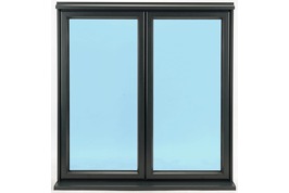 aluminium window with concealed trickle vents