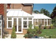 White Victorian and Georgian conservatories