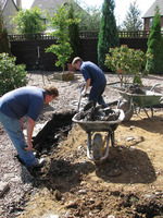 digging foundations