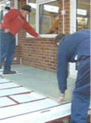 installing floor